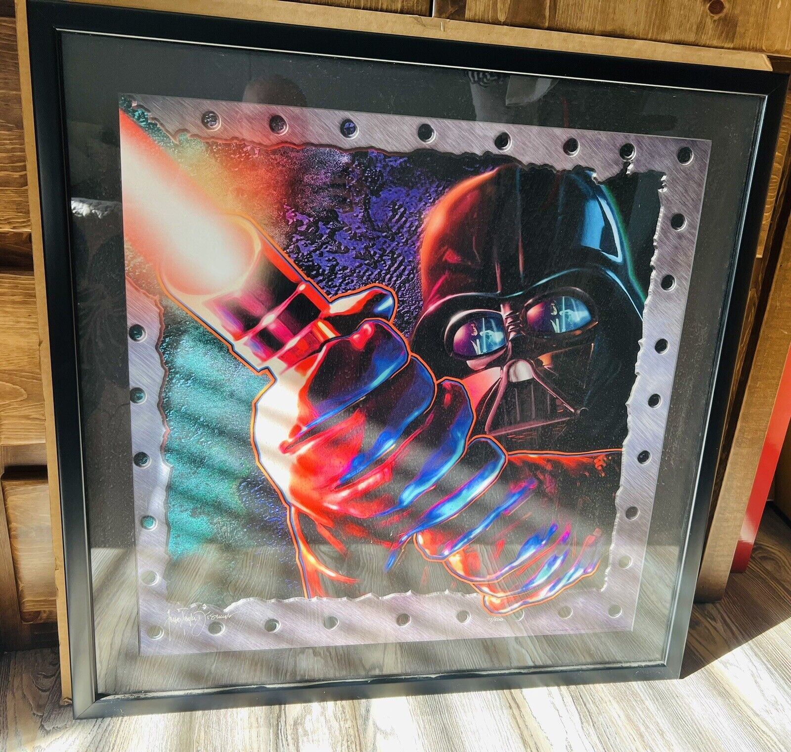 ( Best Offer ) Rare Collectible  Star Wars Darth Vader Print Limited 500 Copies
