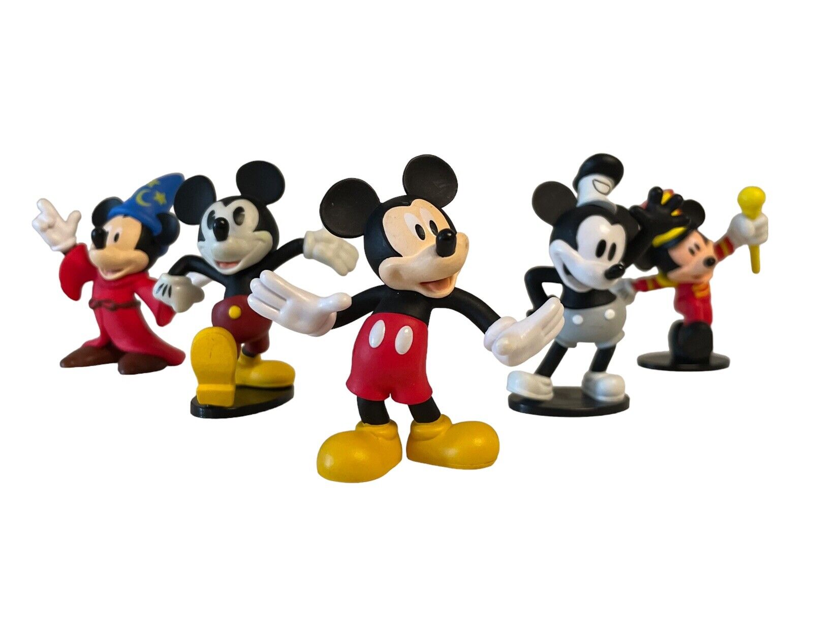 Disney Mickey Mouse Various Characters Just Play 2018 Mini Figurines Set Of  5