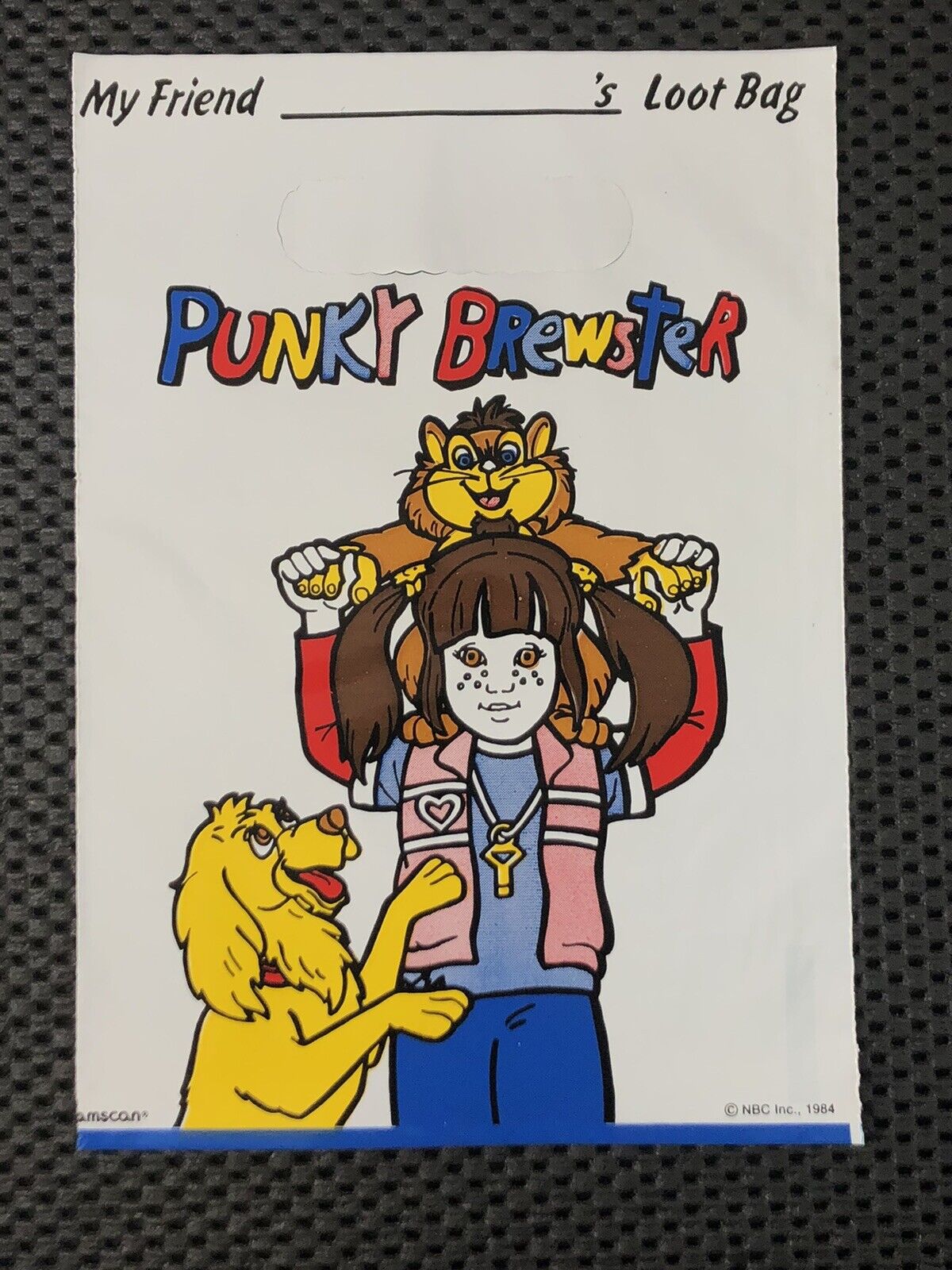 VINTAGE PUNKY BREWSTER PARTY FAVORS BAGS TREAT GOODIE GIFT LOOT BAG 1984 - 28pcs
