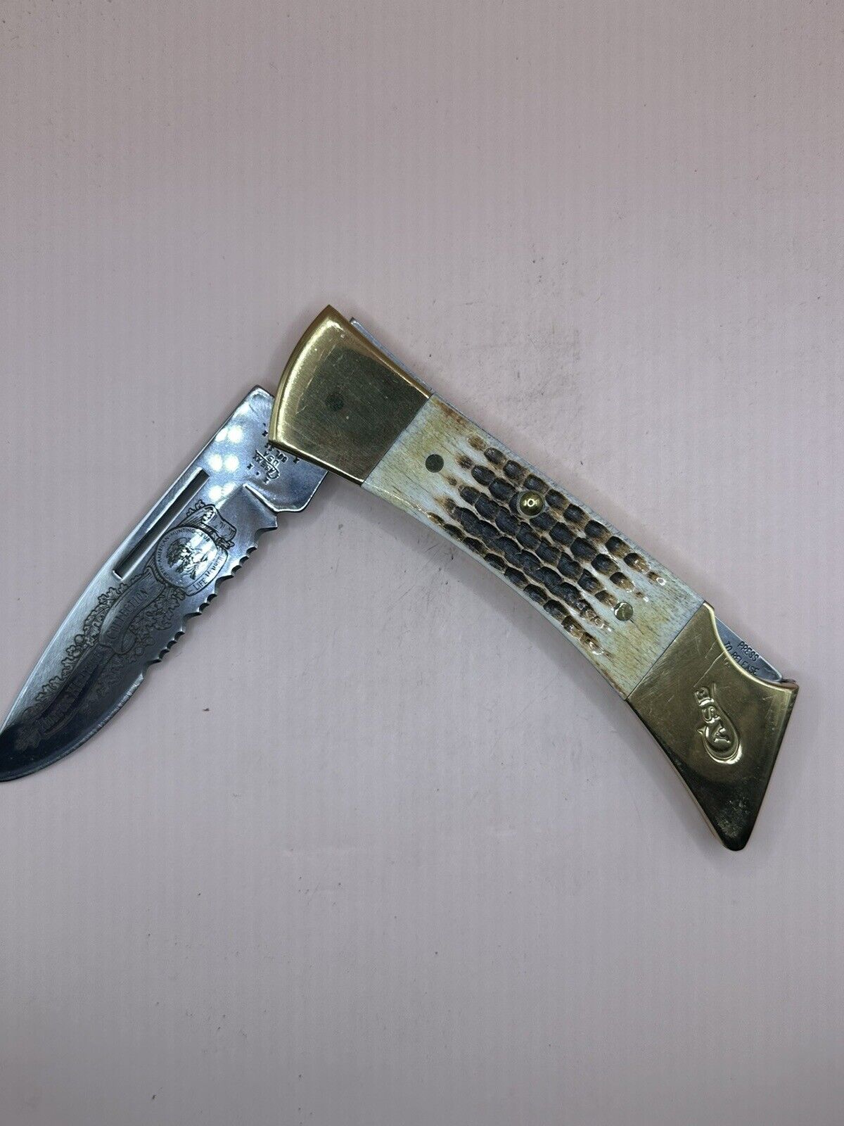 Case Cutlery 59L SS Large Folding Hunter Knife Vintage