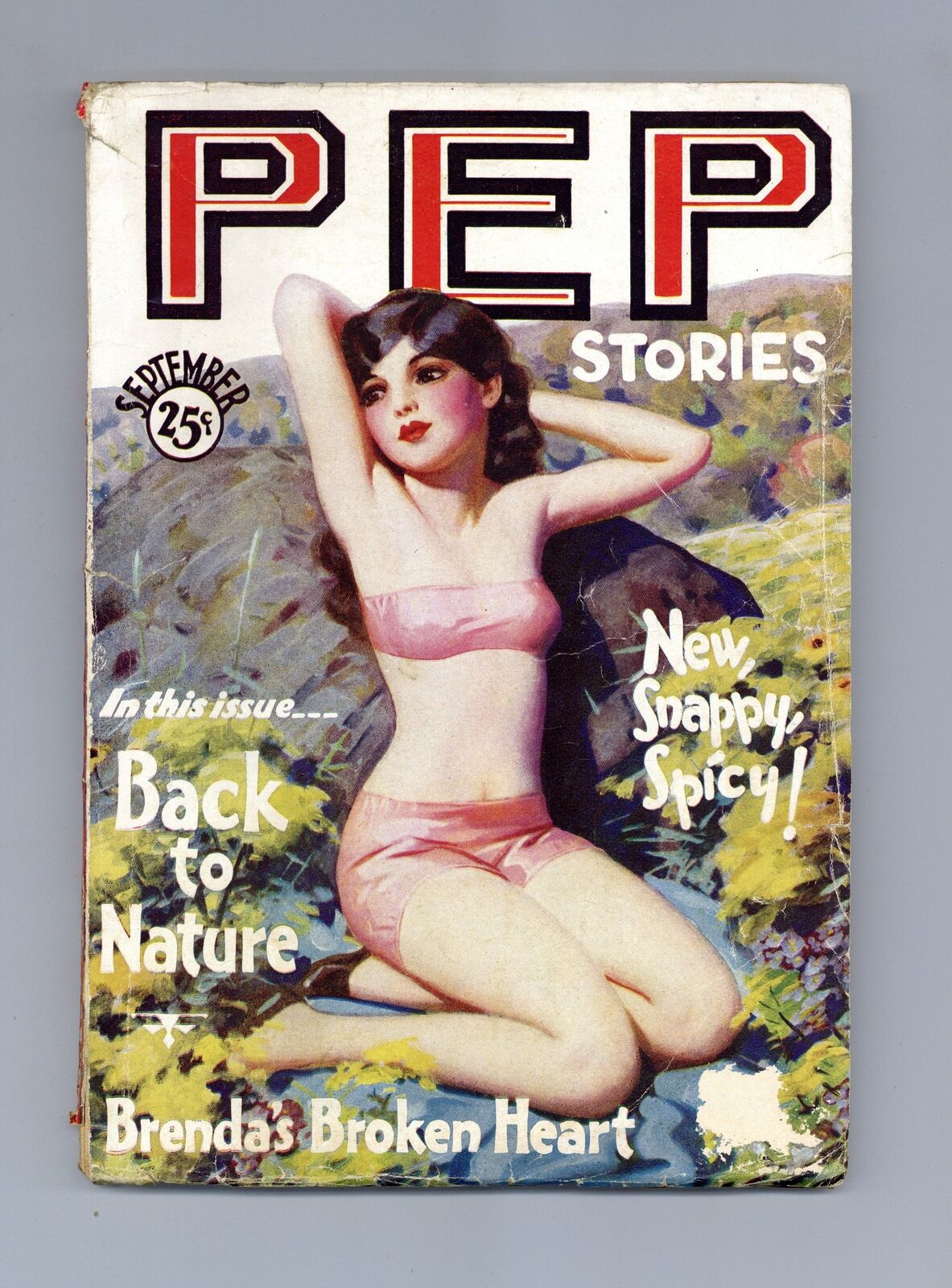 Pep Stories Pulp 1st Series Sep 1929 Vol. 6 #3 GD/VG 3.0