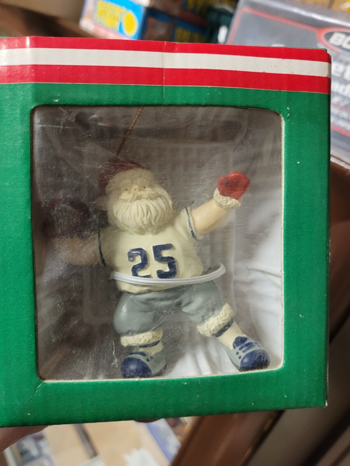 Rare Papel Dallas Cowboys Santa Claus figure ornament NIB