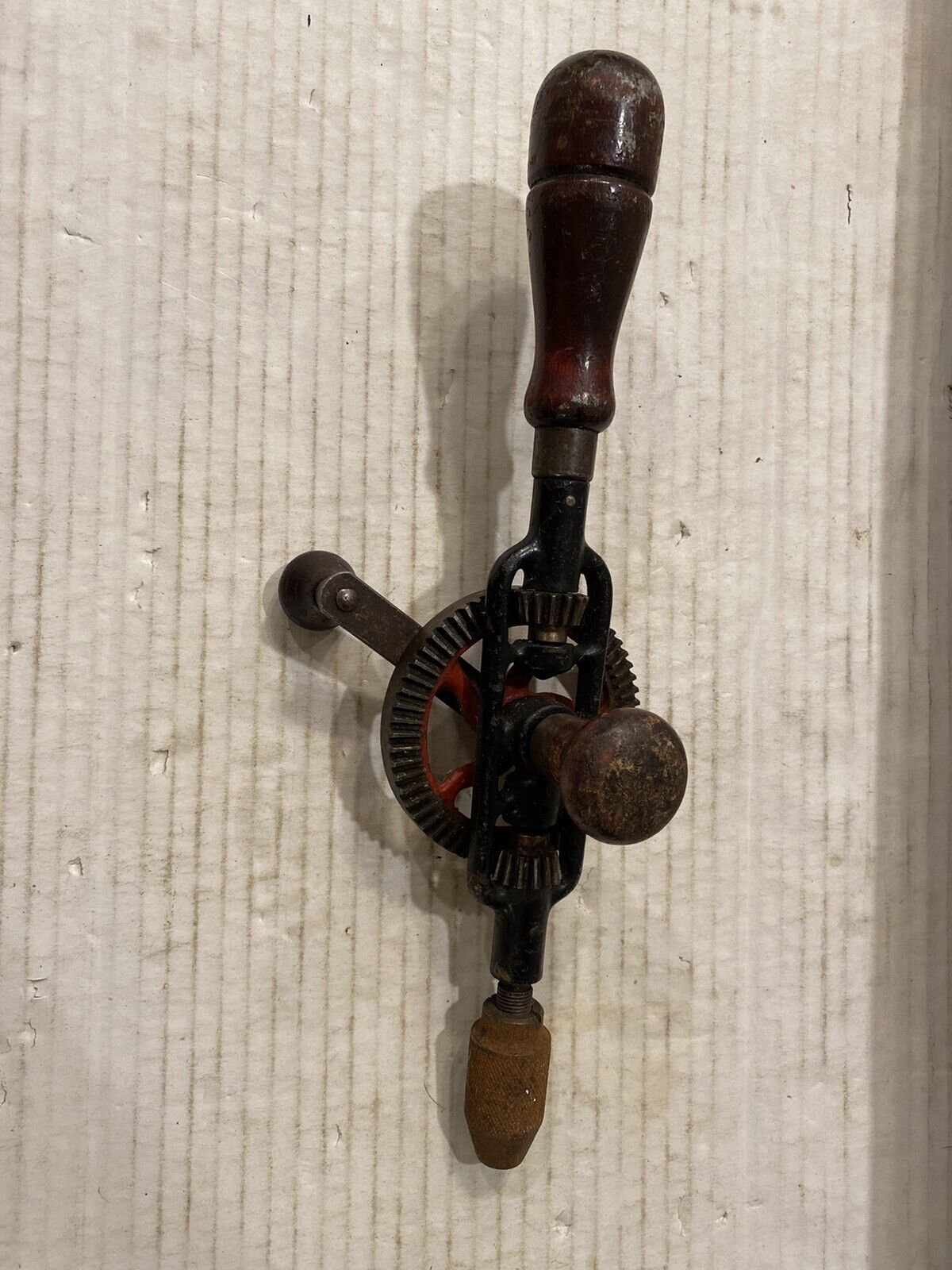 Antique MILLERS FALLS No 5 Egg Beater Hand Drill Vintage Bx29