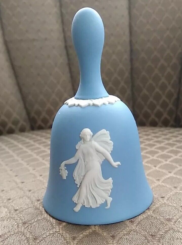 Danbury Mint Wedgewood Blue Jasperware Bell