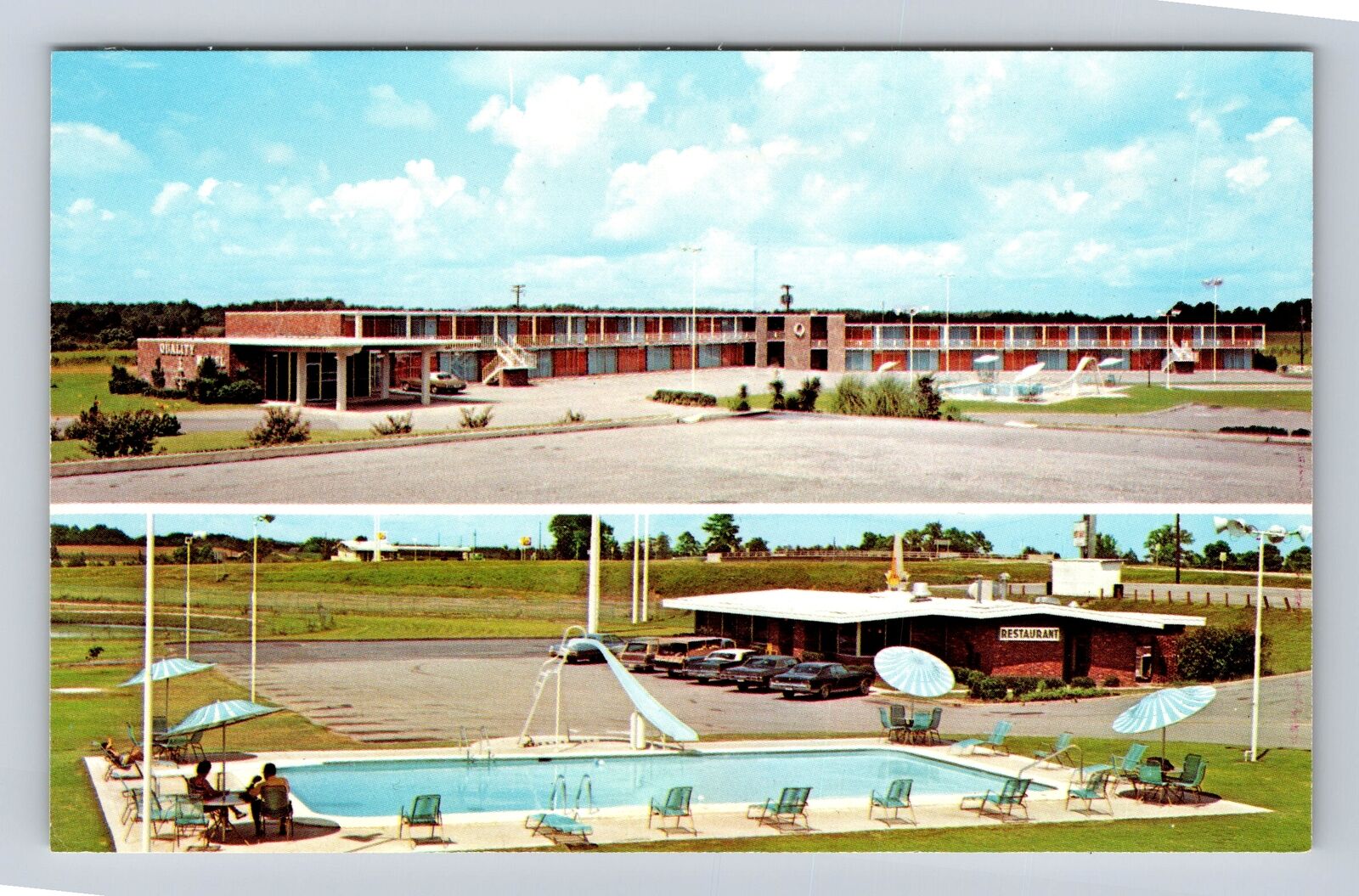 Ashburn GA-Georgia, Quality Inn Ashburn Advertising, Vintage Souvenir Postcard