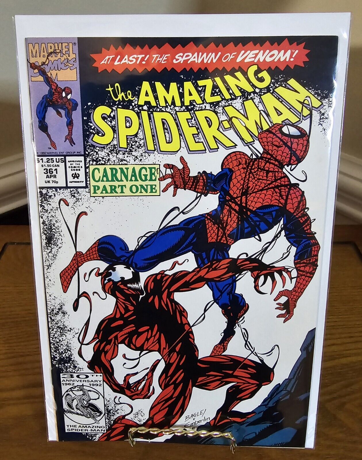 Amazing Spider-man #361 1st Appearance Of CARNAGE Key Marvel