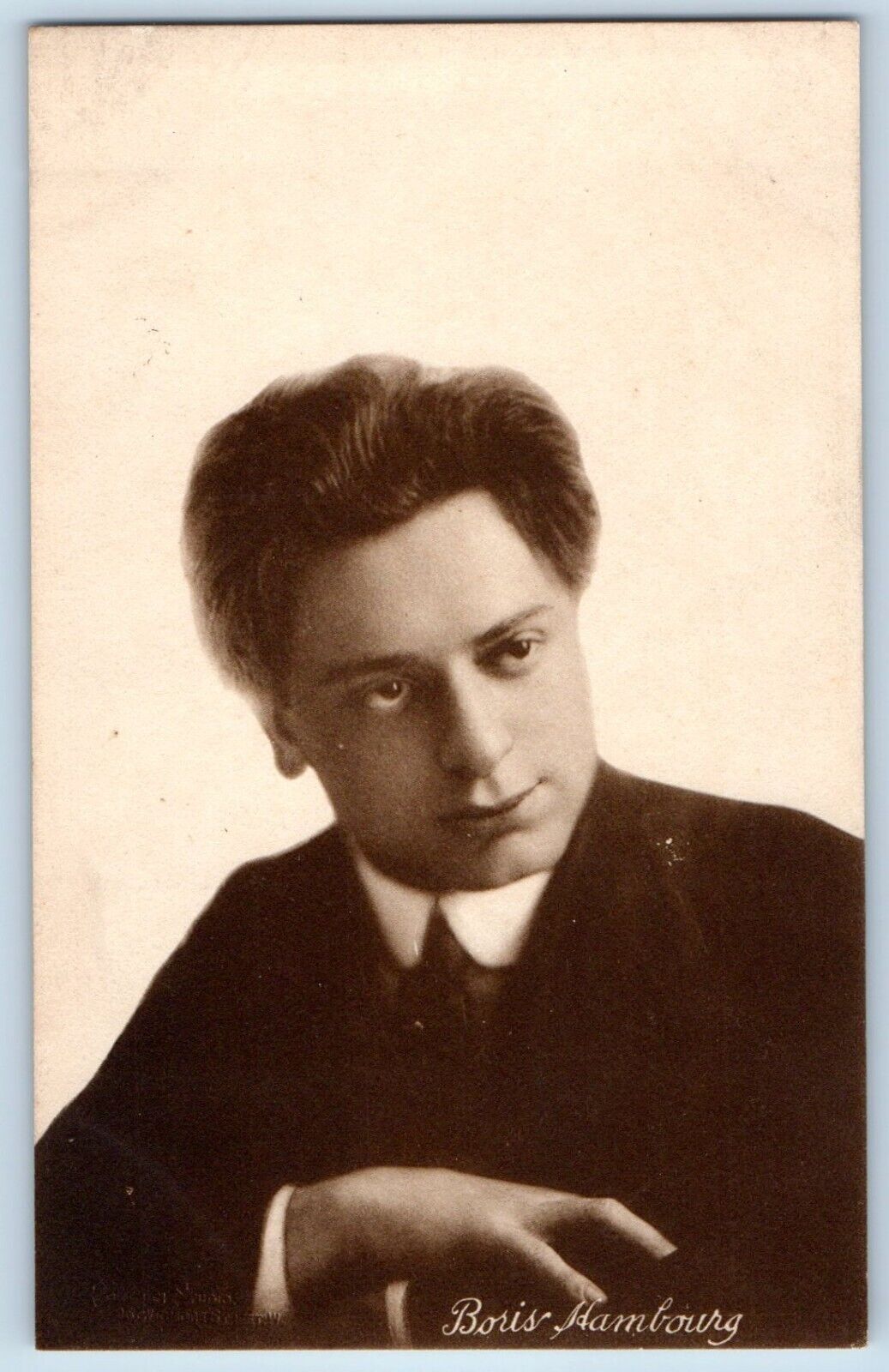 Russia Canada Postcard Boris Hambourg Cellist Musicians Carnegie Hall Portrait