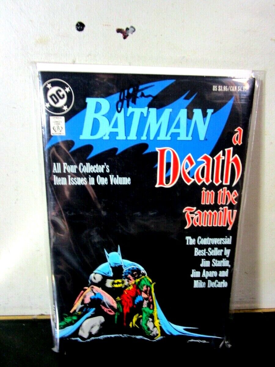 Batman A Death In The Family #429 Signed by Jim Starlin~