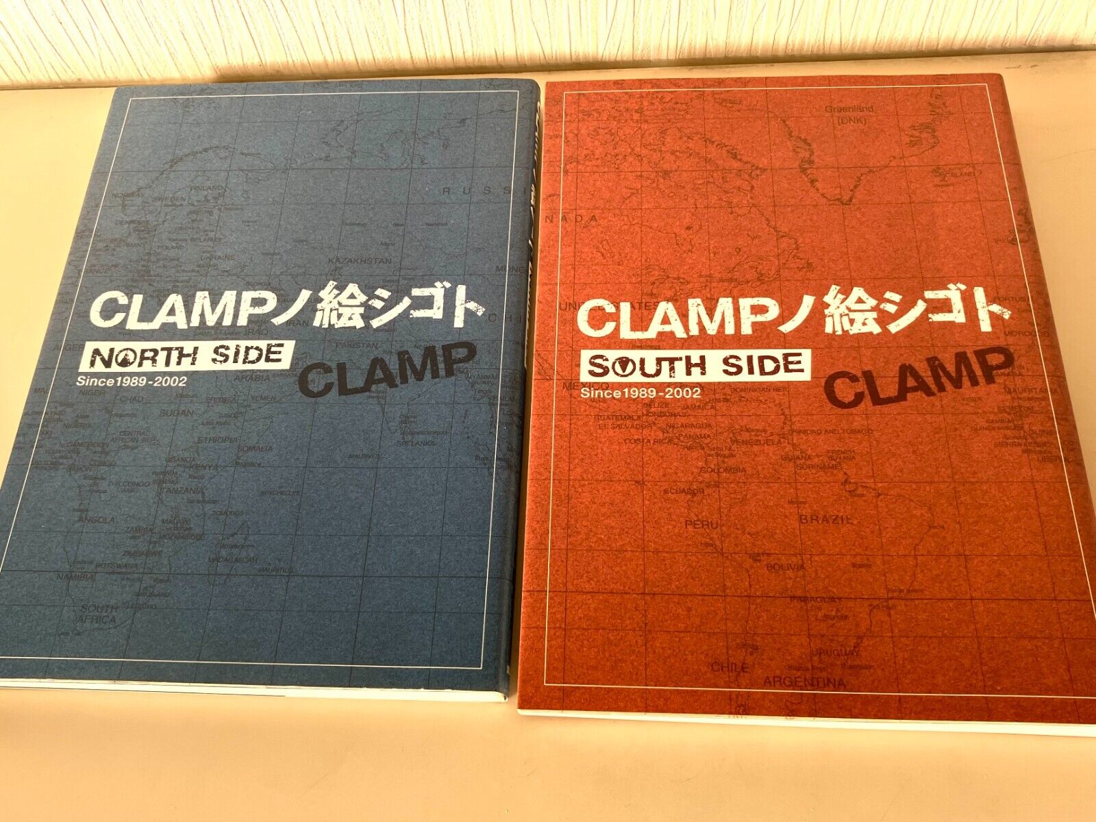 CLAMP Art Works NORTH SIDE & SOUTH SIDE JAPAN Book Sakura Rayearth Tokyo Babylon