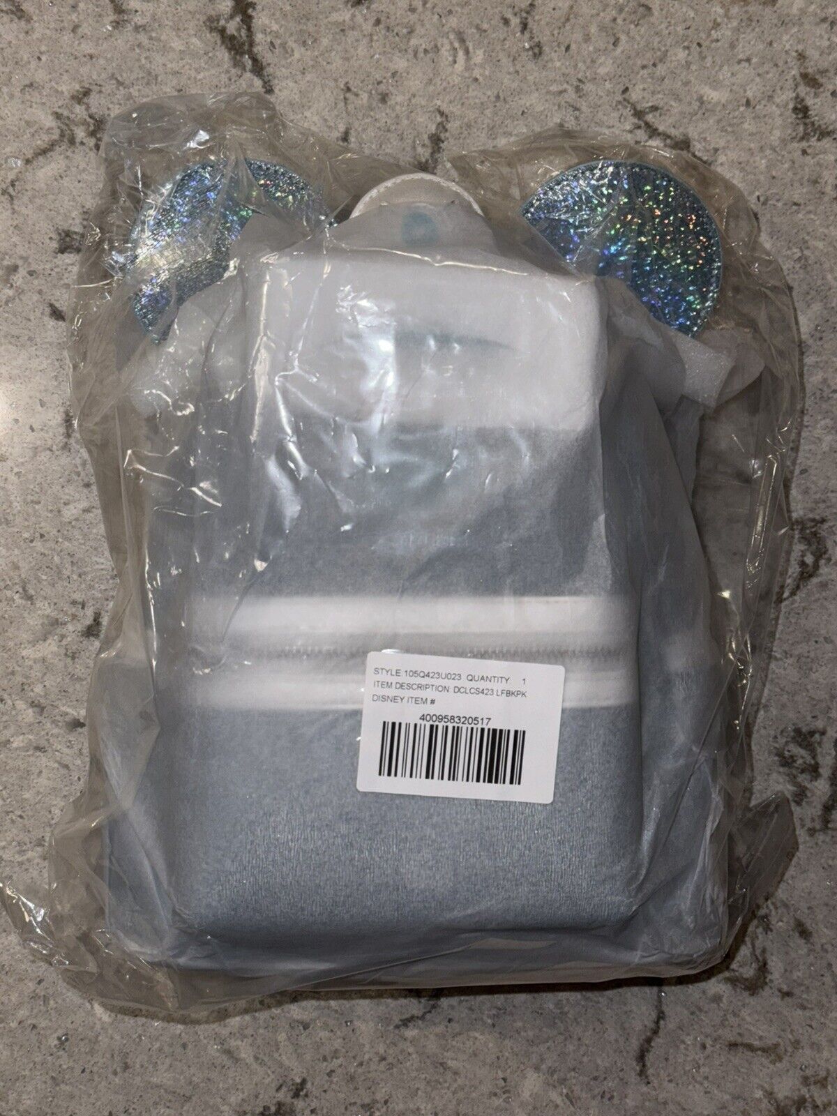 Disney Cruise Line 25th Anniversary Shimmering Seas Loungefly Mini Backpack NWT