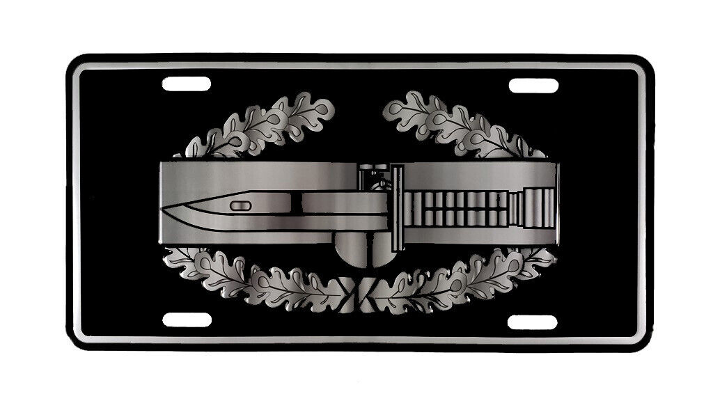 Army Combat Action Badge CAB Aluminum Military License Plate NEW LP0649