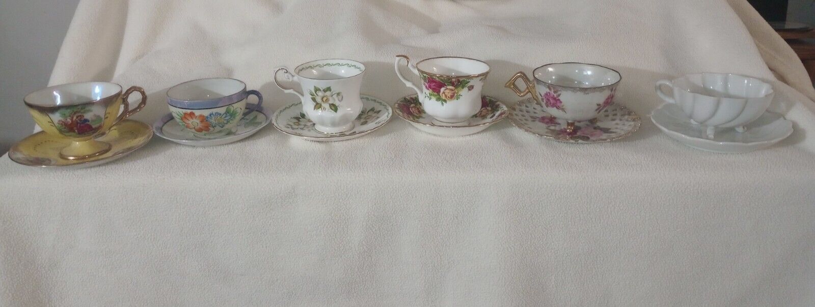 Lot Of 6 Vintage/Antique Tea Cups/Saucers Sets