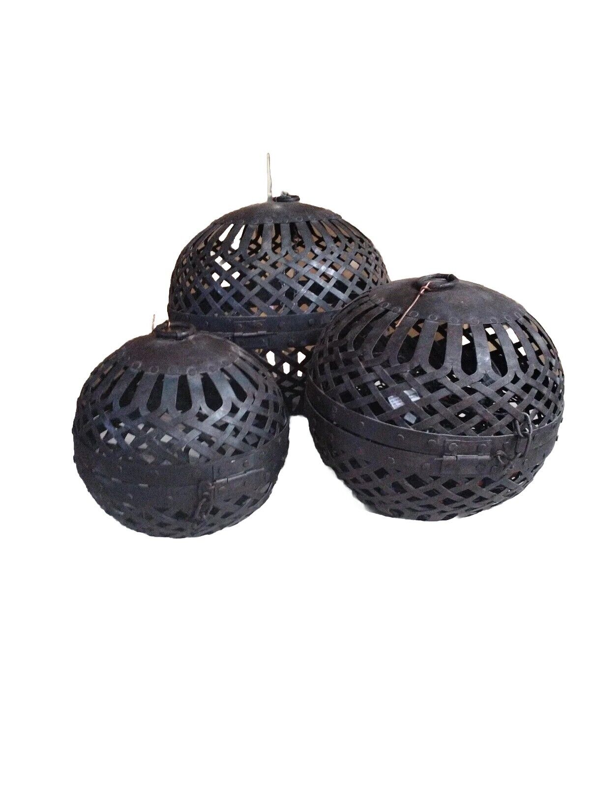 Vintage Gothic Style Medieval Ball Light Cages
