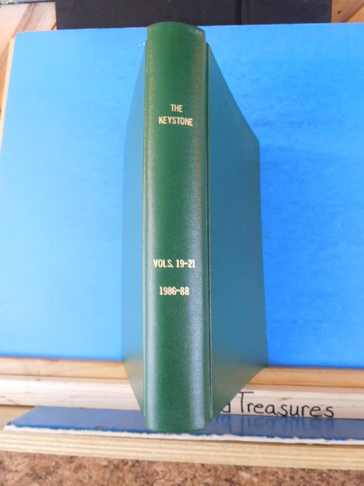 Keystone PRR T&HS Magazine Bound Volume 19-21  1986-1988  Green