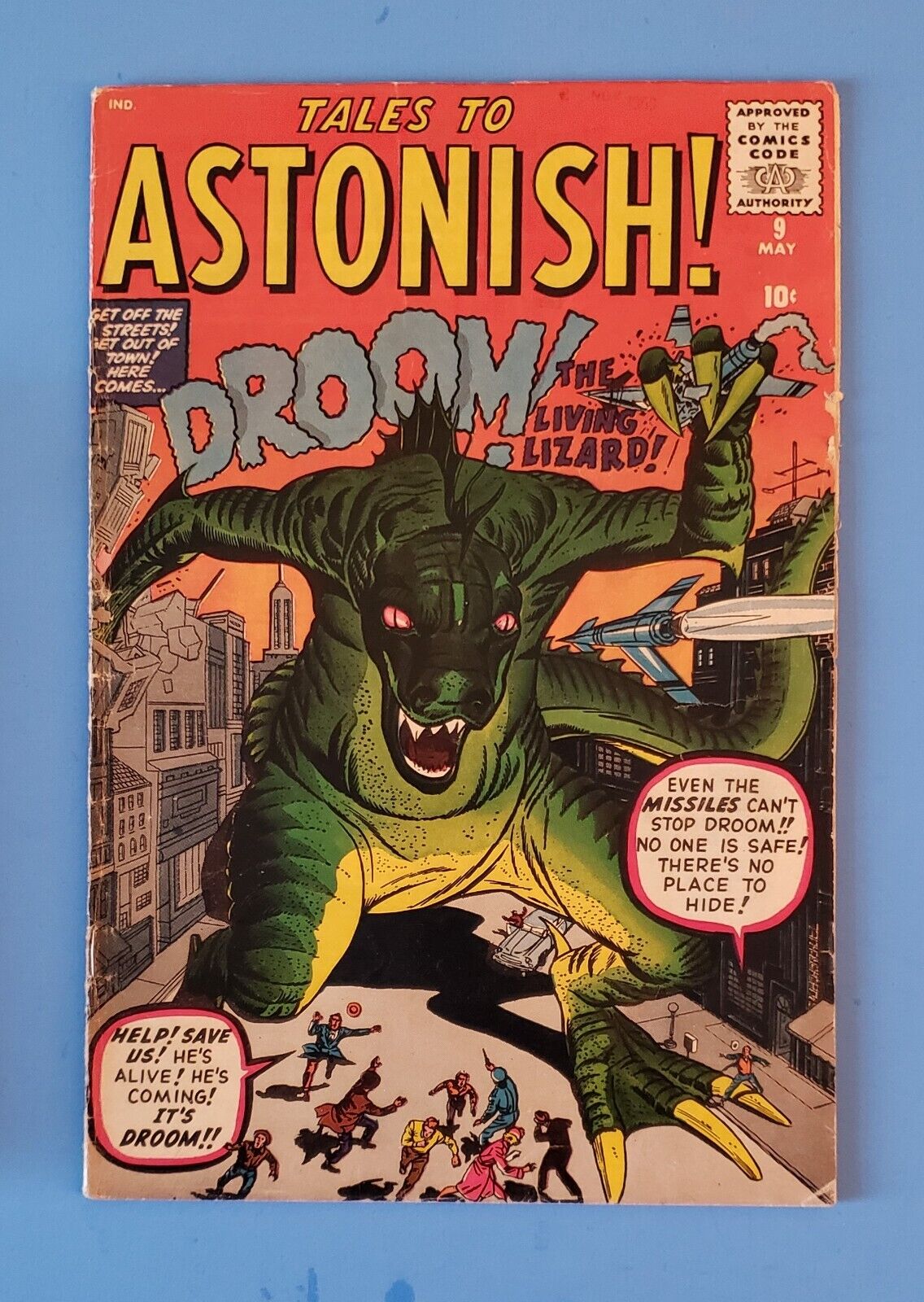 Tales to Astonish #9 Pre-Hero Marvel Silver Age Horror Comic Jack Kirby 1960 VG+