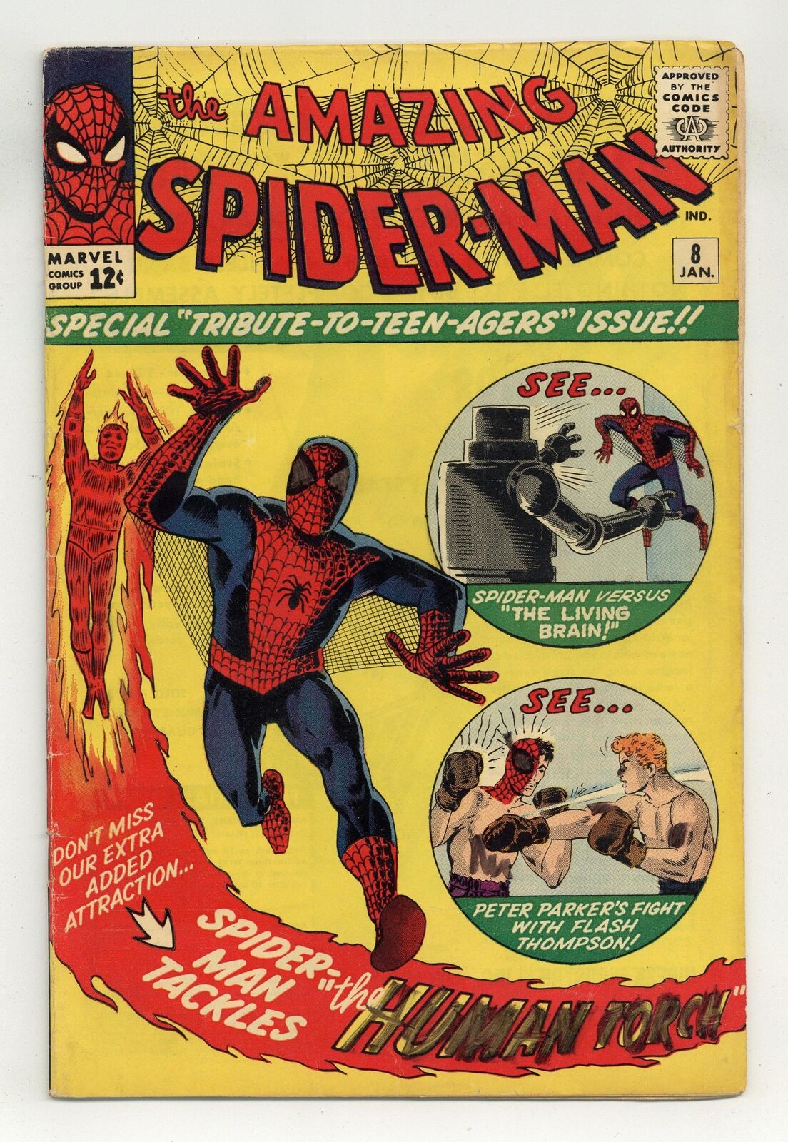 Amazing Spider-Man #8 GD/VG 3.0 1964