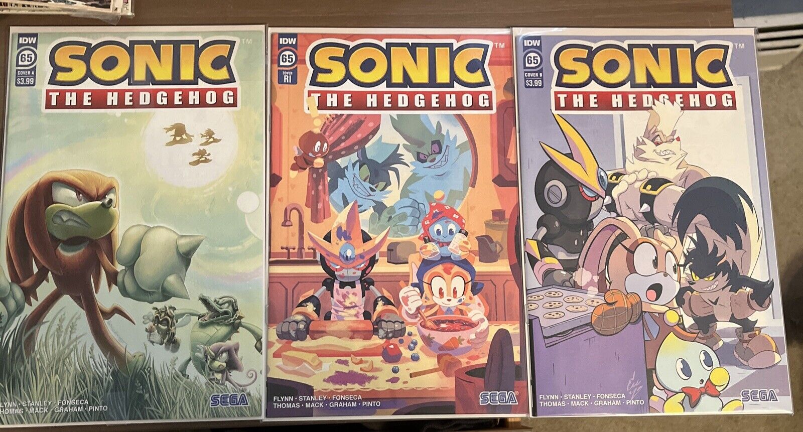 SONIC THE HEDGEHOG 65 1:10 NATHALIE FOURDRAINE INCENTIVE VARIANT (2023, IDW)