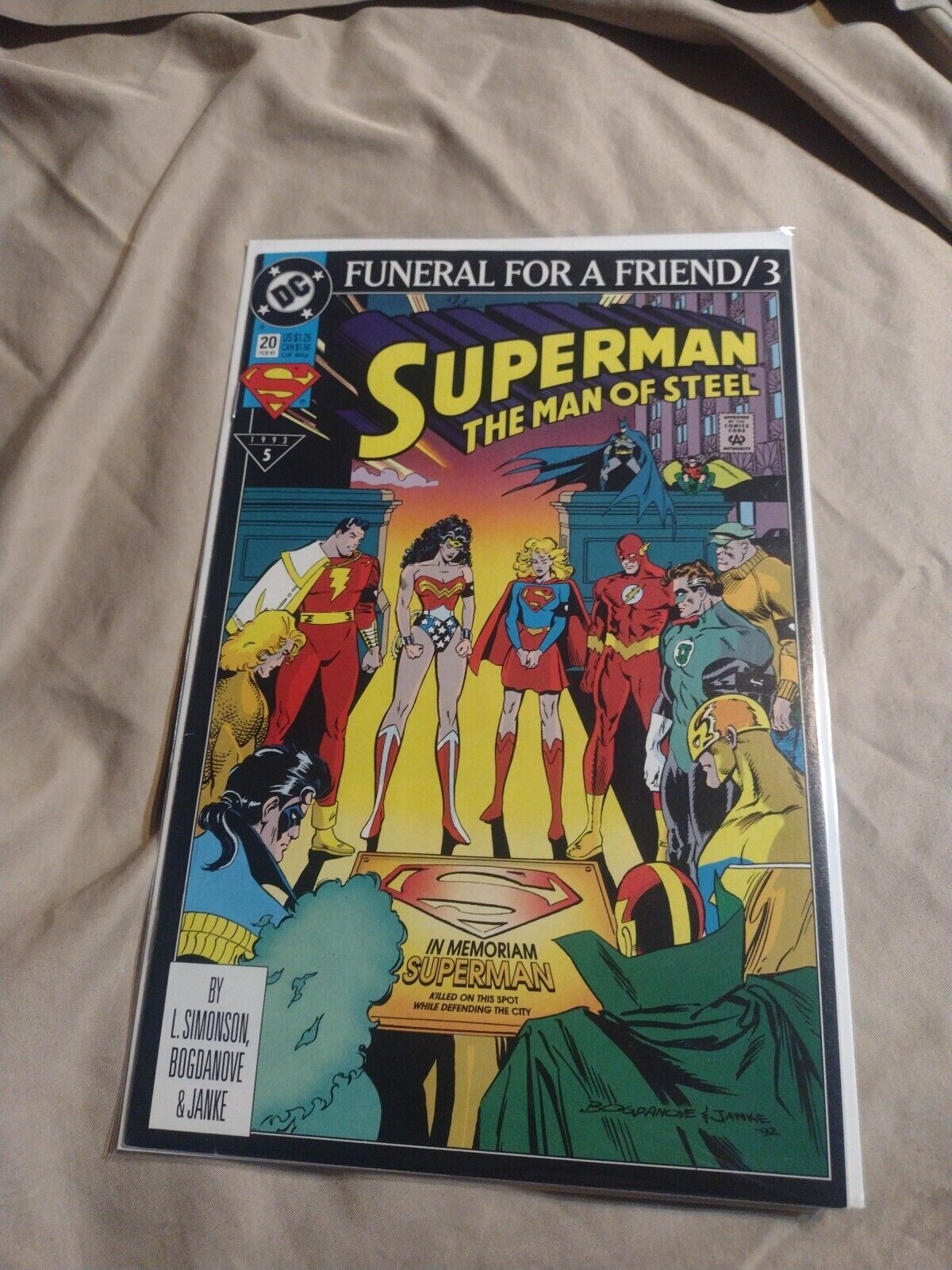 Superman: The Man of Steel #20 (DC Comics February 1993)