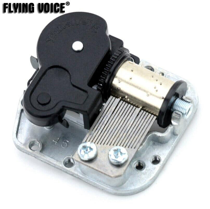 Silver Wind Up Musical Movement Alloy With 40 Tunes Option For DIY Music Boxes 