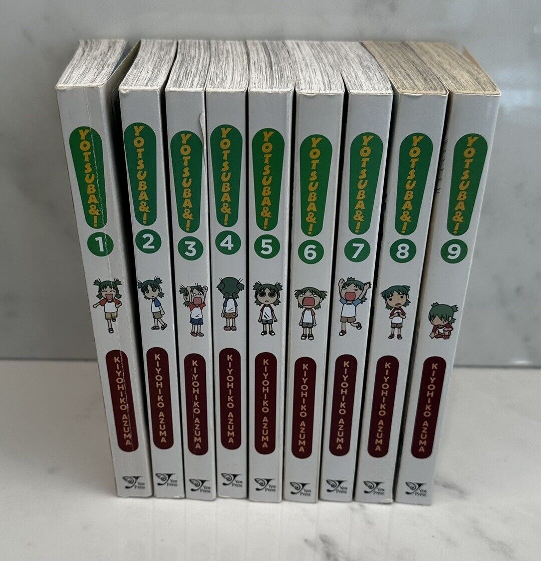 Yotsuba Manga Book Kiyohiko Azuma Lot volumes 1 2 4 5 6 7 8 9