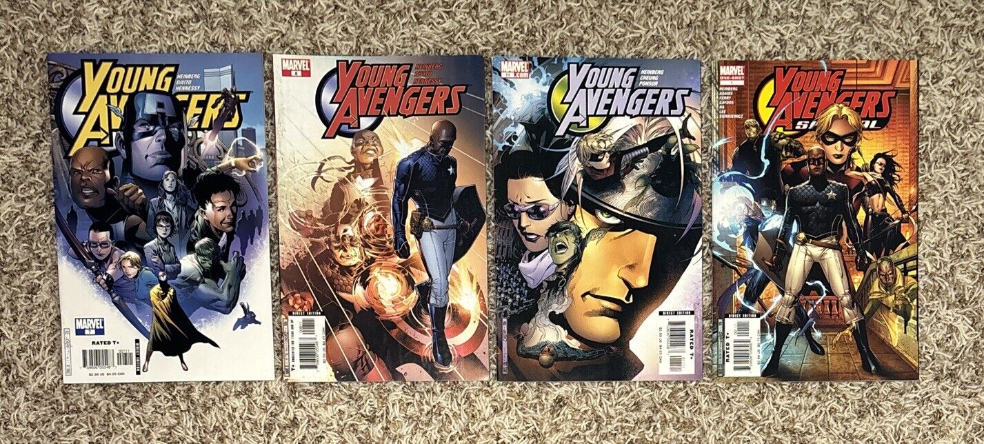 Young Avengers v1 lot of 4 * #7, 8, 11, and Special #1 * set 2005 2006