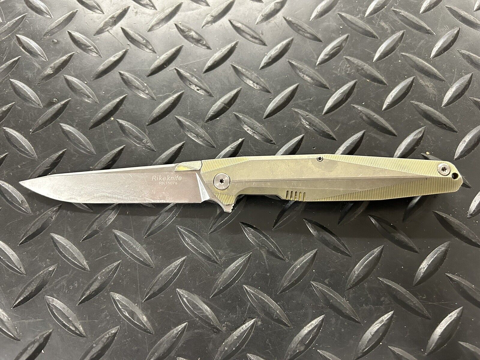 Titanium Rike Folding Knife 1507s S35VN
