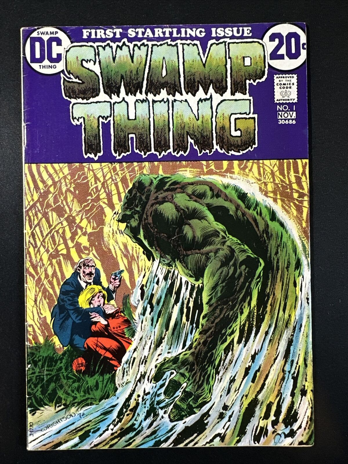 Swamp Thing #1 1972 DC Comics Bernie Wrightson Old Bronze Age 1st Print VG *A6