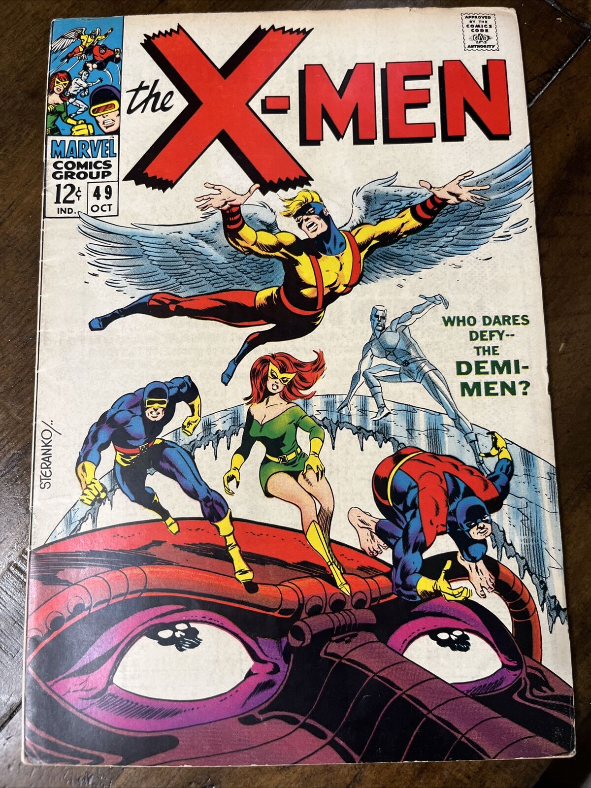 X-Men #49 -  1st App Polaris - Vintage Marvel Comics 1968