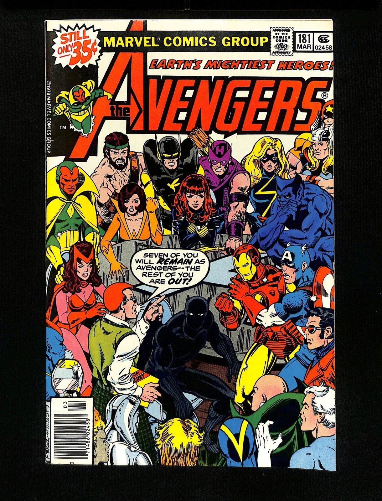 Avengers #181 VF/NM 9.0 1st Appearance of Scott Lang Ant Man Marvel 1979