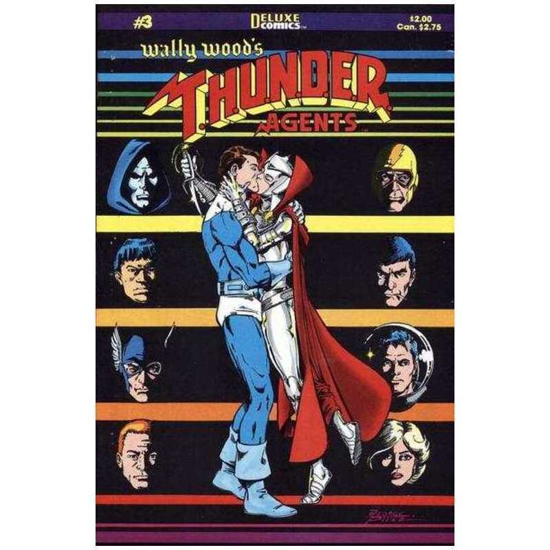 Wally Wood's T.H.U.N.D.E.R. Agents #3 Deluxe comics NM minus [o`