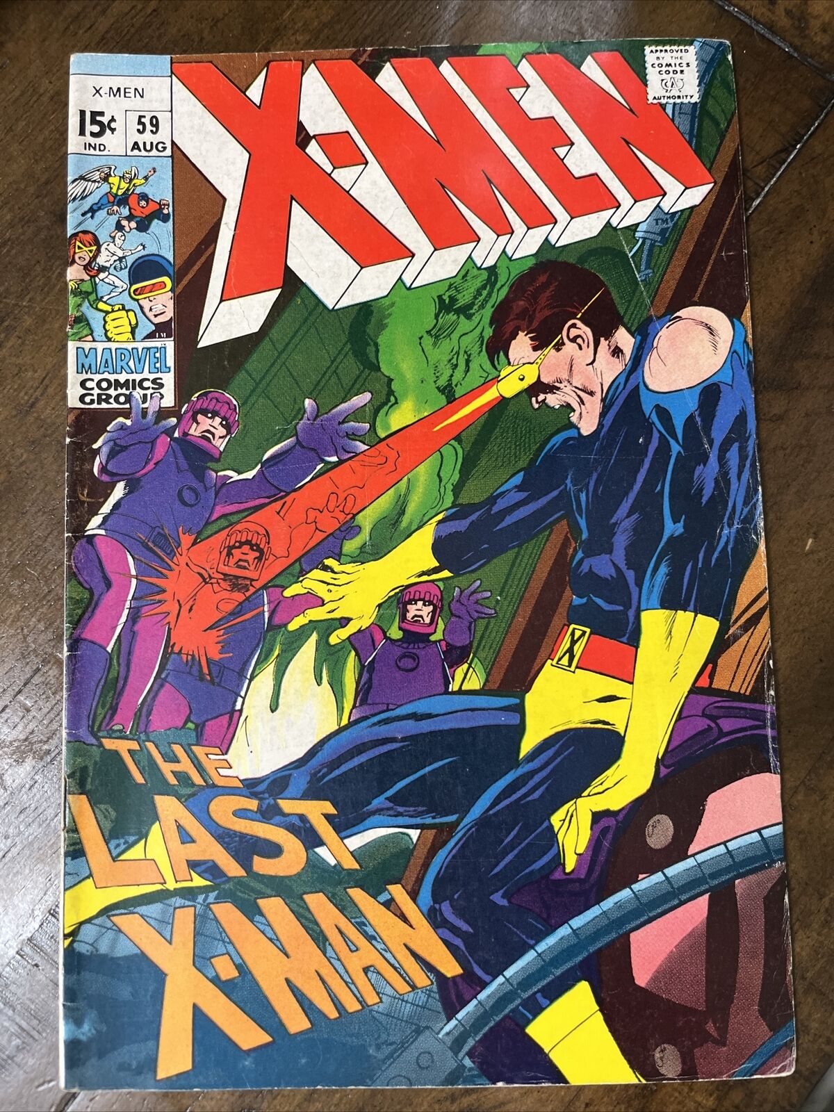 Vintage X-Men The Last X-Man #59 (1969 Marvel Comics)