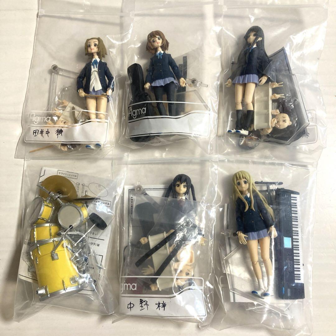 figma LOT 5 - K-ON Figure Yui,Mio,Ritsu,Tsumugi,Azusa Max Factory F37926