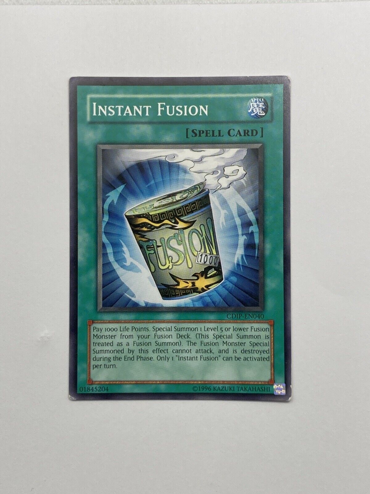 Instant Fusion - CDIP-EN040 - Yugioh Common Card unl edition 