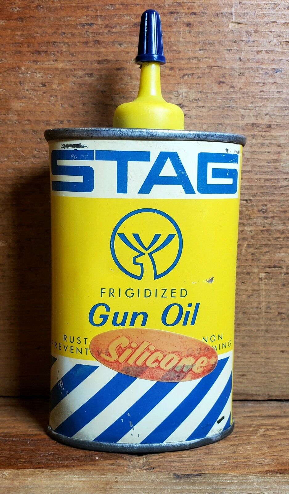 Stag Gun Oil Vintage Can Handy Oiler Canada ROCKWOOD-ON Rare, Collectible