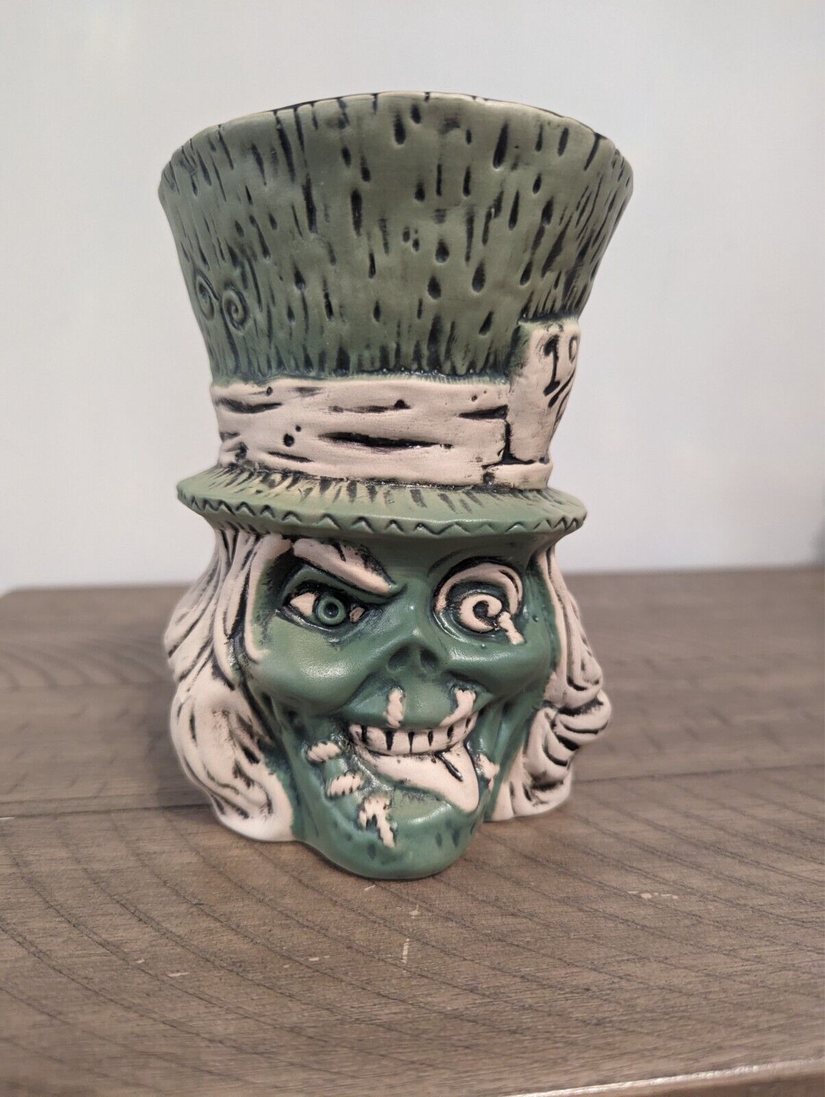 Green Glaze Mad Hatter Tiki Mug by Lost Temple Traders Design Bridget McCarthy