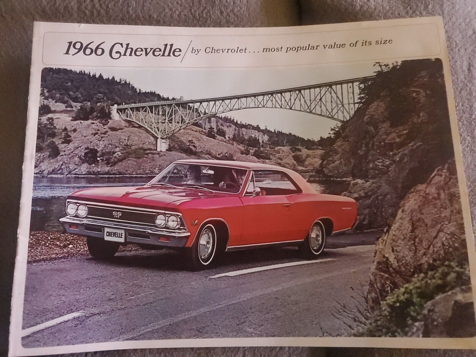 1966 Chevrolet Chevelle color sales brochure A23