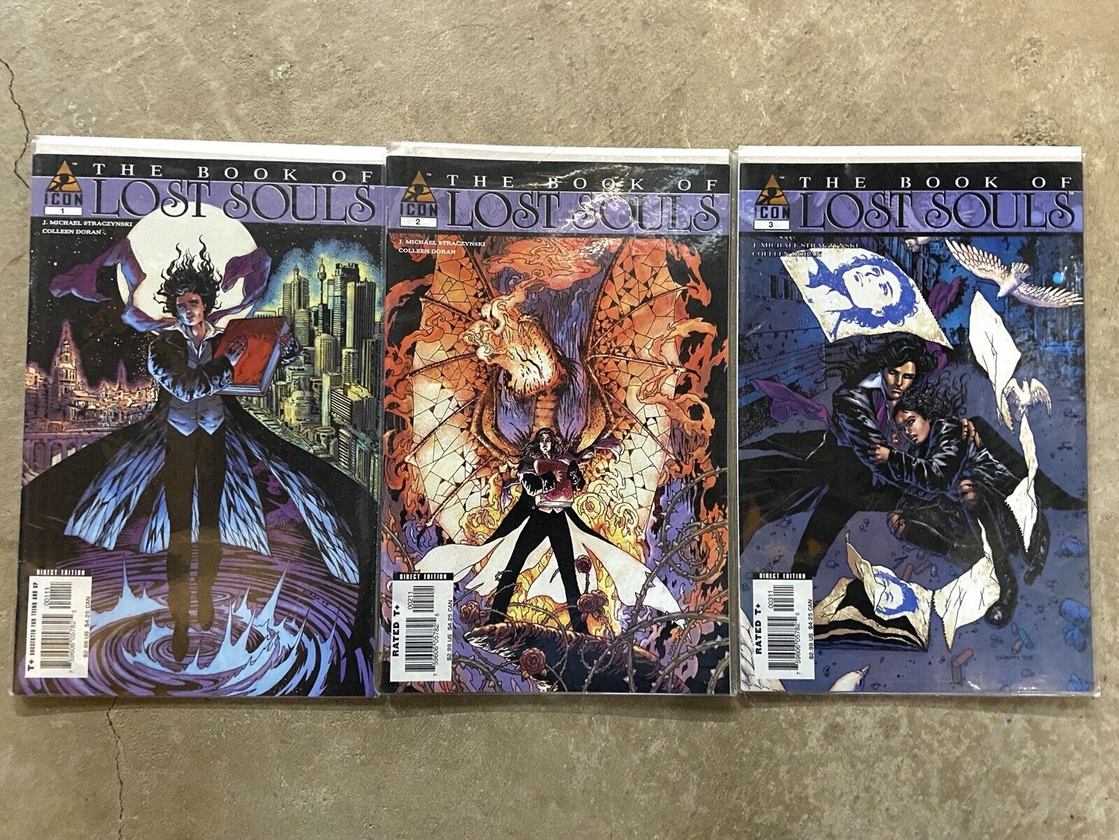 The Book of Lost Souls Issues 1-3 Icon Marvel 2005 NM