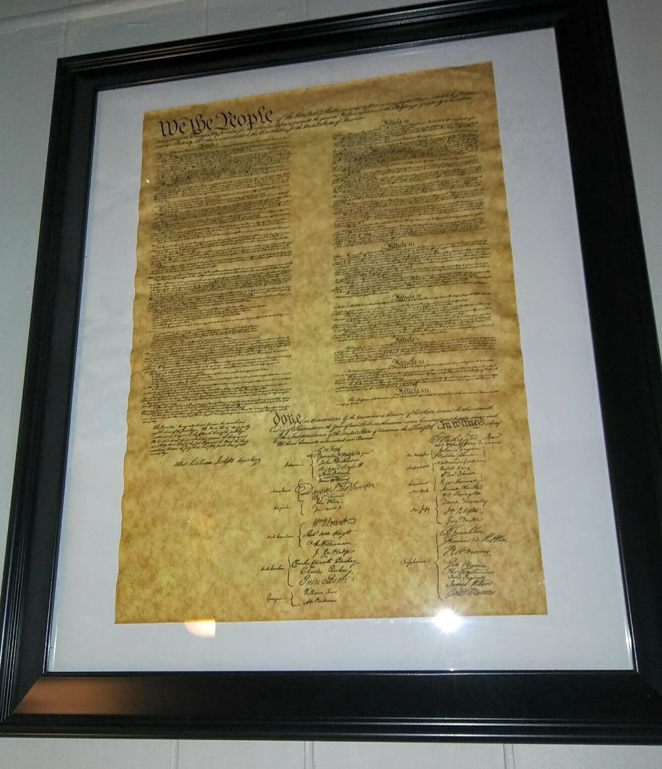 Three Documents of Freedom Constitution Declaration of Independence Billof Right