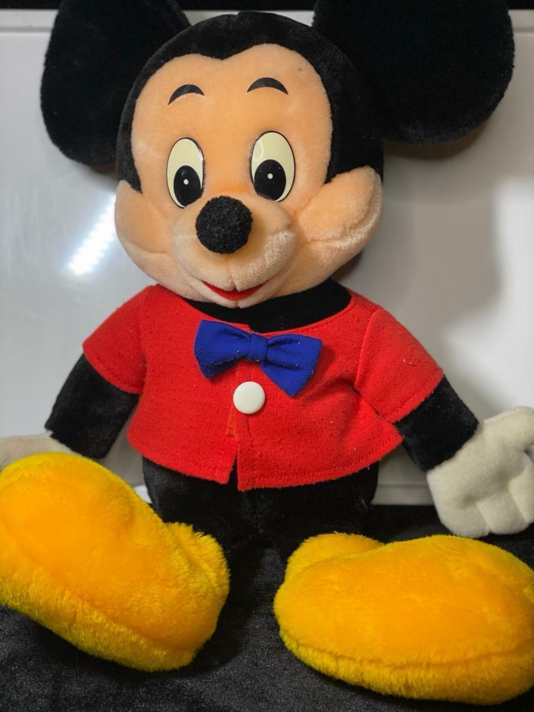 Vintage Mickey Mouse Plush Doll Sun Star Company Walt Disney Official