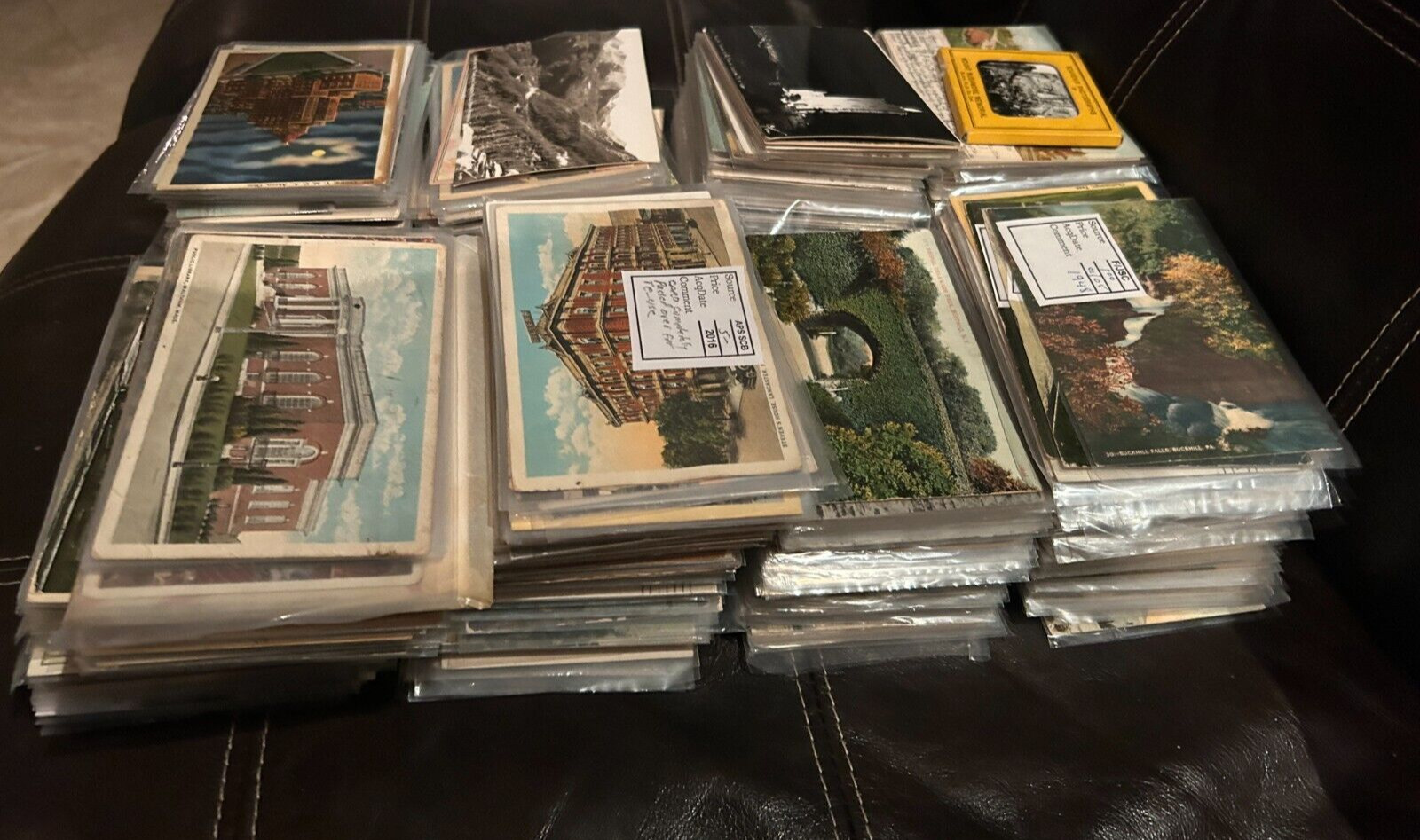 Massive Lot of 1800+ Assorted VIntage Postcards- Wide Variety- 40s,50s,60s
