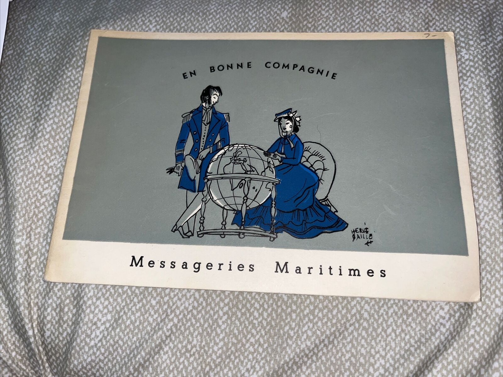 VTG French Maritime MesMar MM Brochure: En Bonne Compagnie Messageries Maritimes
