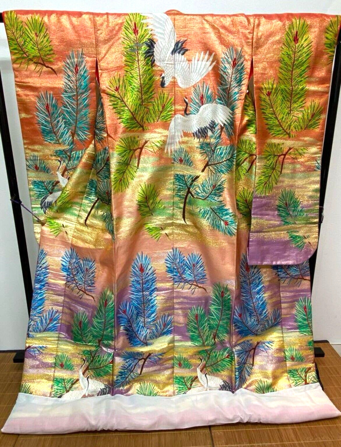 Japanese Kimono Uchikake Wedding Pure Silk japan