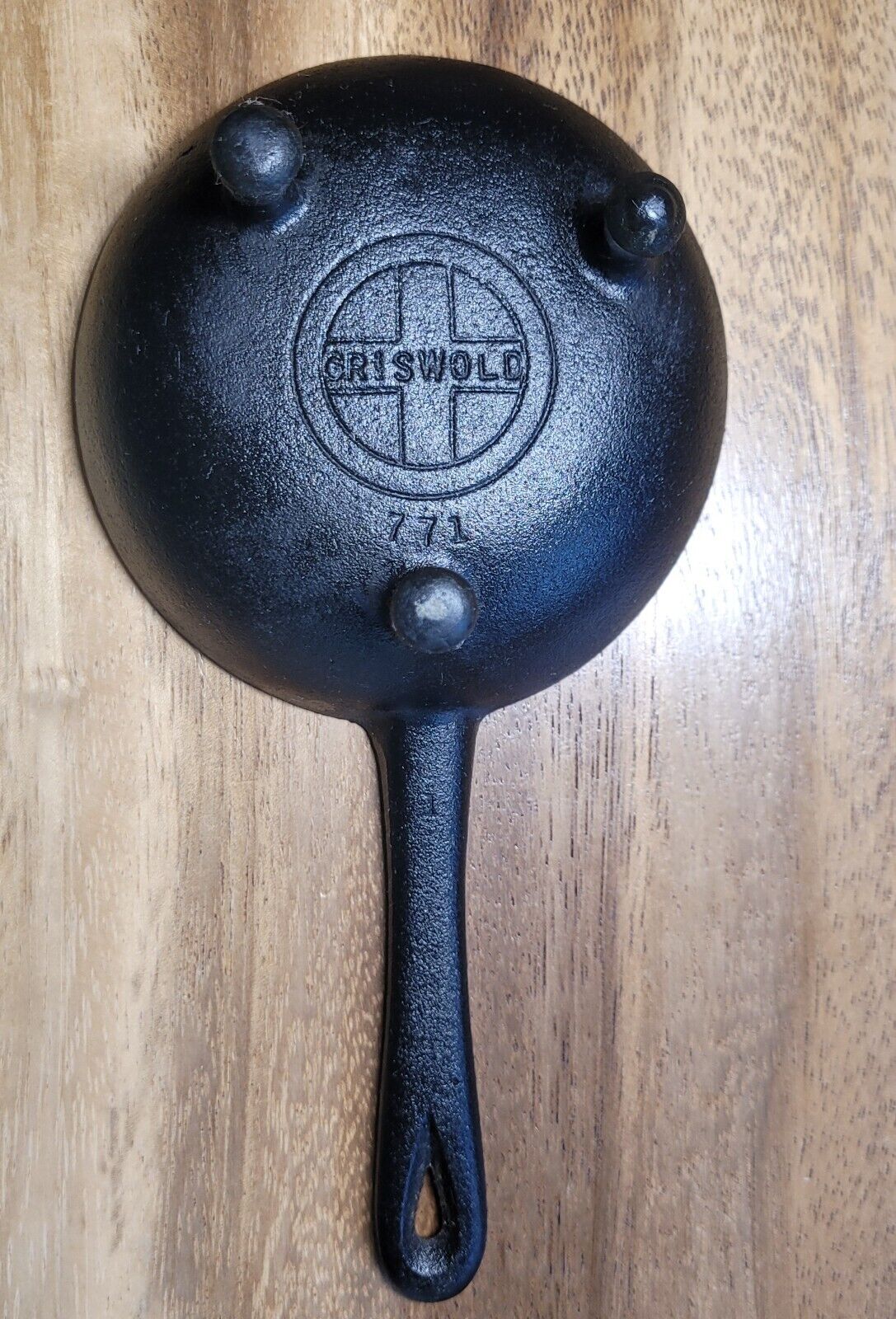 Griswold Cast Iron Miniature 771 Vintage 3 legged skillet