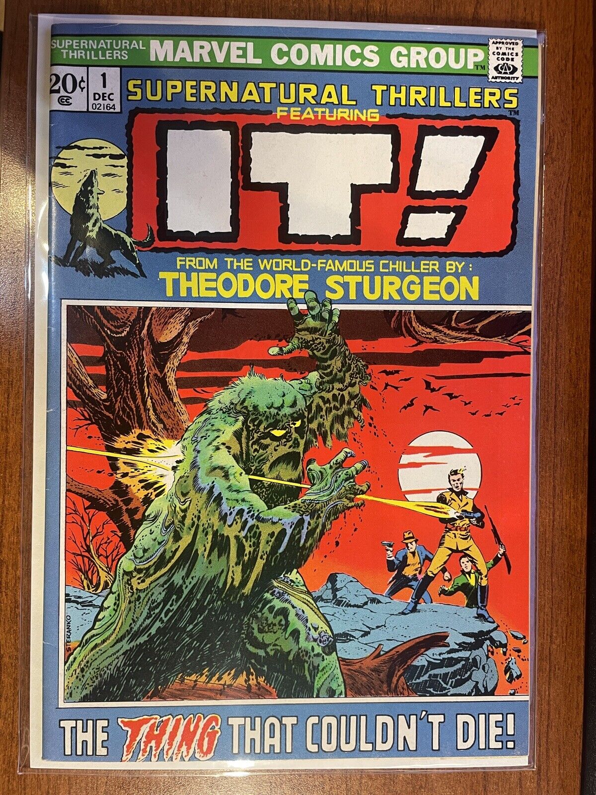 Supernatural Thrillers #1 - (VF) 1972 - Jim Steranko Cover Marvel Comics Horror