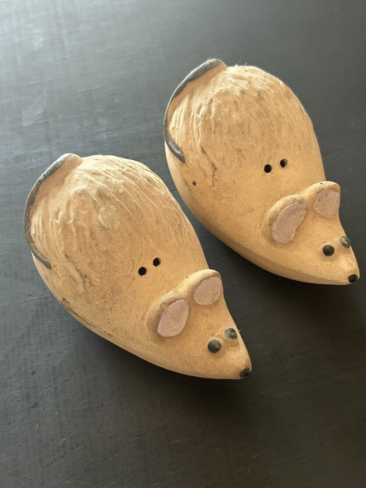 Collectible Pottery Mice Salt And Pepper Shakers - Japan