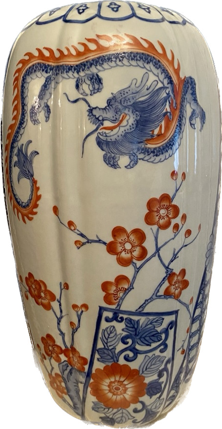 Large Maitland - Smith Dragon Vase