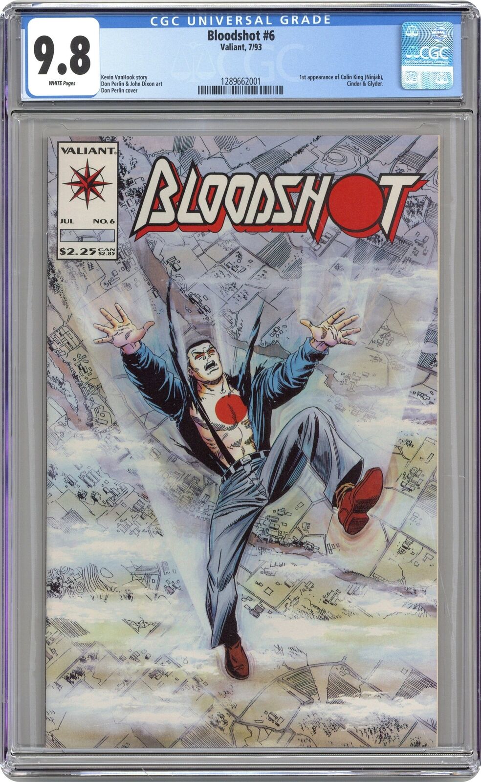 Bloodshot #6 CGC 9.8 1993 1289662001 1st app. Ninjak