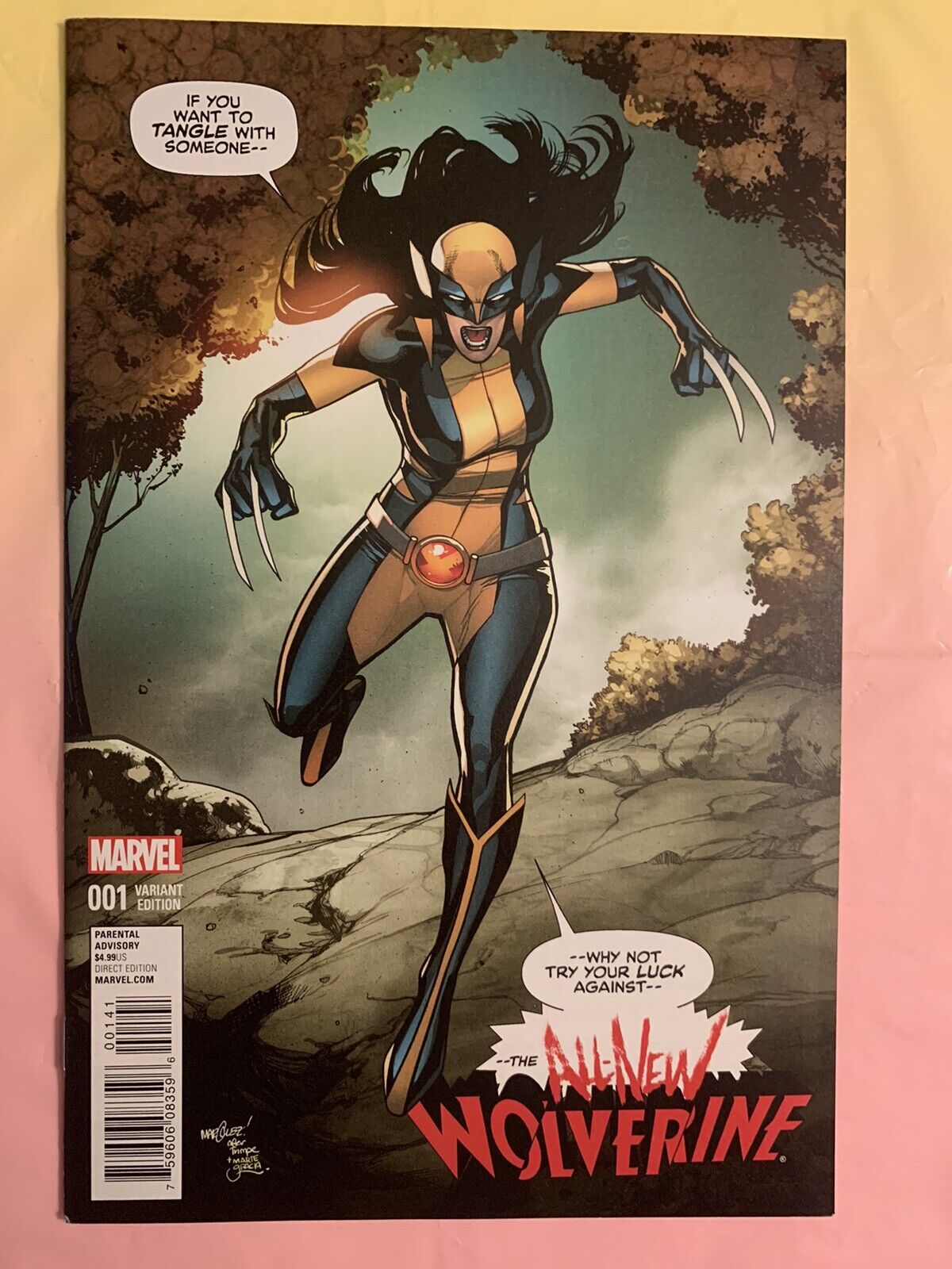 All-New Wolverine #1 1st App X-23 As Wolverine Marquez 1:15 Variant Marvel NM