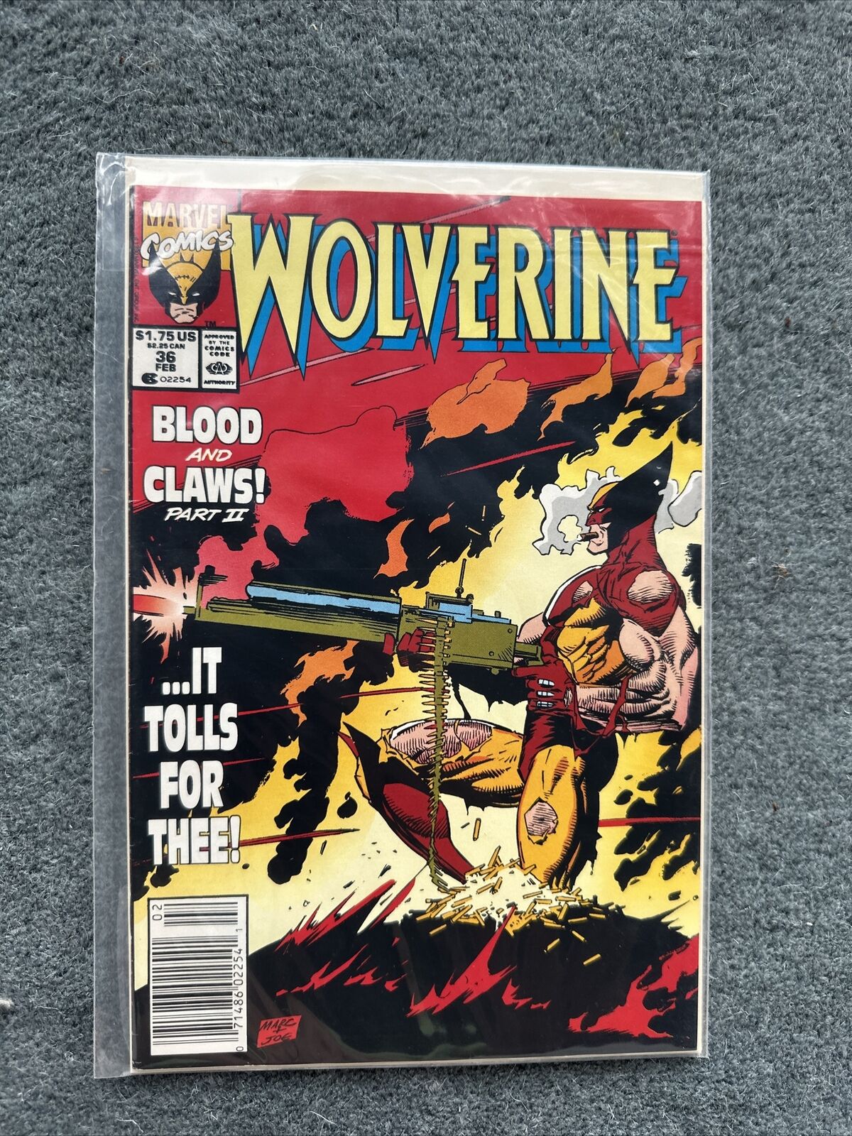 Wolverine #36 Feb Marvel Comic Book  Blood And Claws Part 2 Newsstand