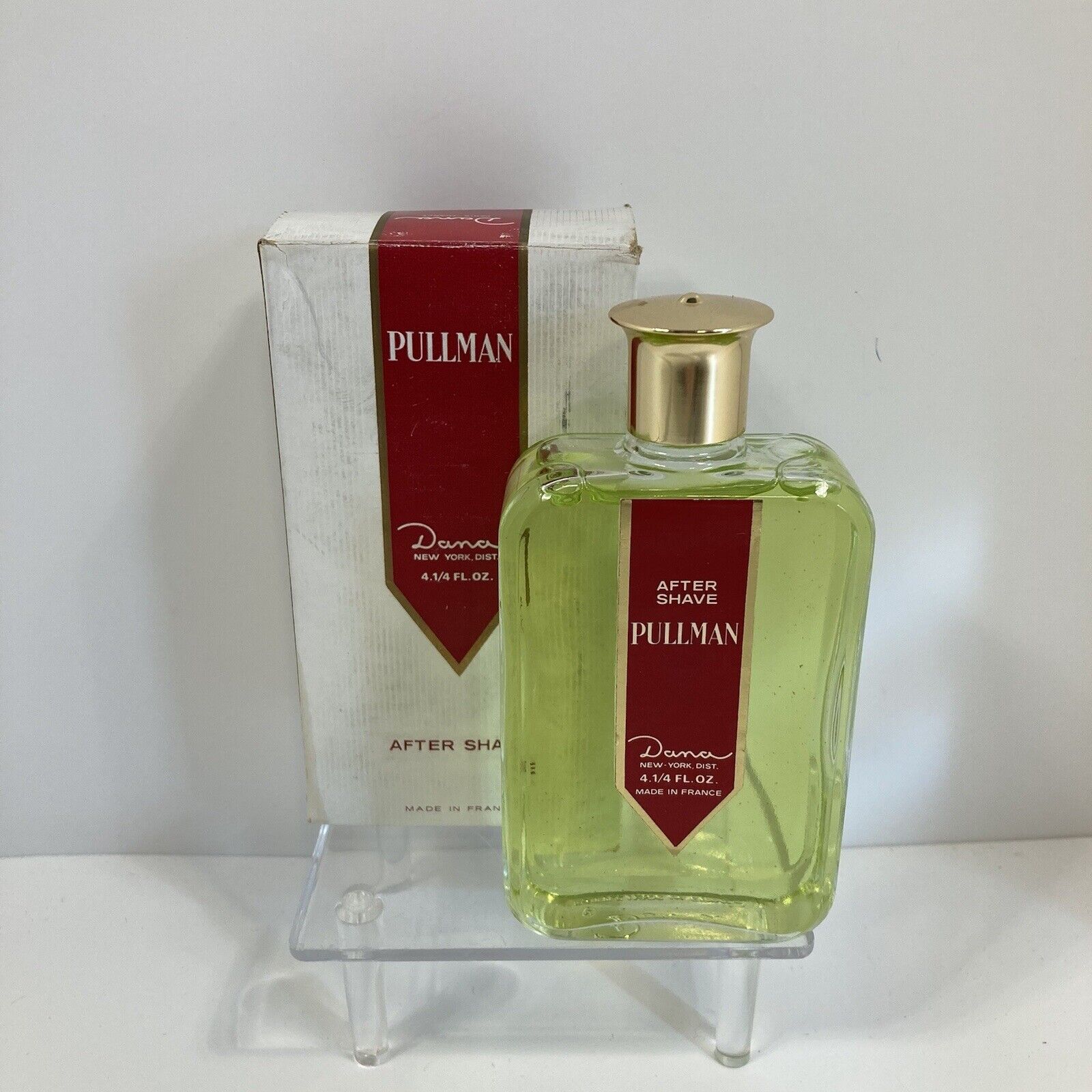 Vintage Cologne Pullman Dana After Shave 4 Fluid OZ Made in France Full with Box
